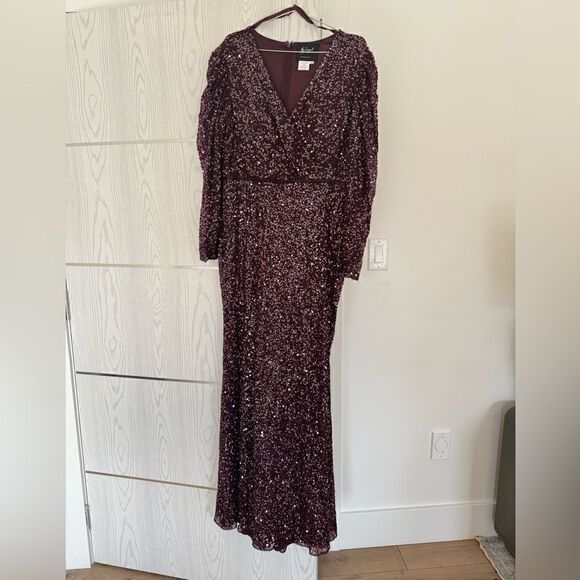 Mac Duggal 5510 Sequin Dress for Prom - Elegant Evening Dress AUTHENTIC - Picture 5 of 9